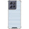Blue and White Stripes Moto G Play 5G (2025) Clear Case